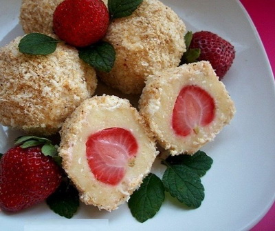 Pафаэлло c клубникой